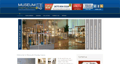 Desktop Screenshot of museumdisplaycases.net